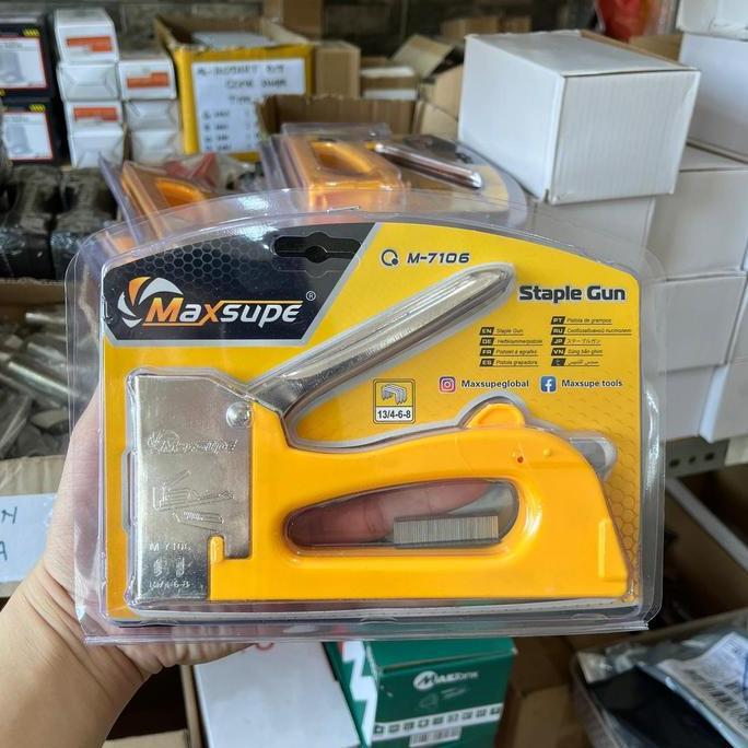 YOGSIXO Staples manual staple gun nailer MAXSUPE M-7106
