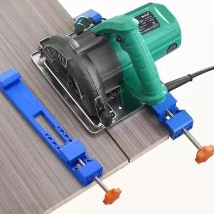 YOGSIXO JIG BASE Guide mesin gergaji Circular saw penggaris pembatas alat bantu potong mesin serkel 