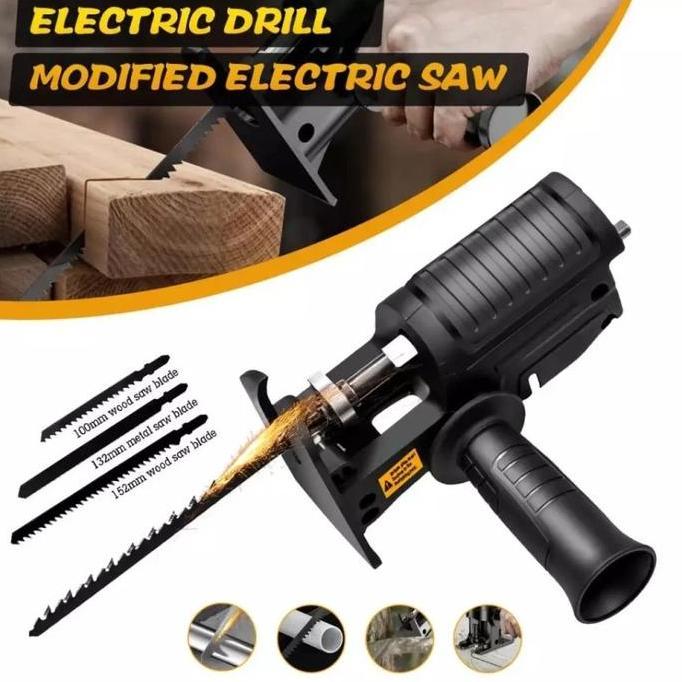 IYLBISC Adaptor Adapter Bor ke Gergaji Kayu / drill saw adapter / gergaji bor