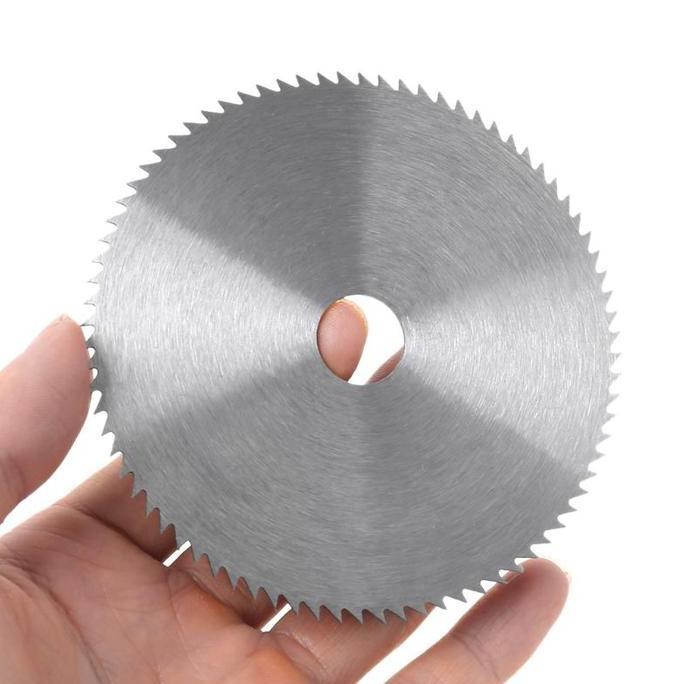 AHROKA Mata Gerinda Kayu 5 Inch 80T Saw Blade Belah Kayu Mata Gergaji Potong Kayu Mata Gerinda Tanga