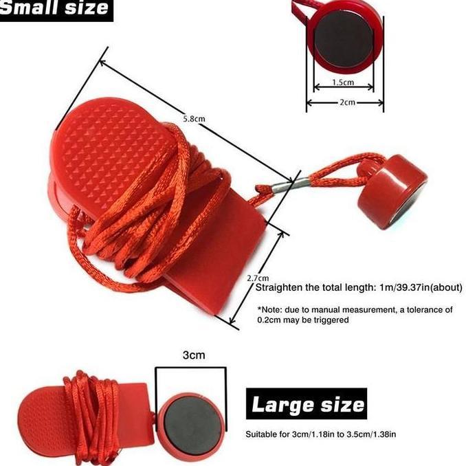 LORASTA Kunci Treadmill Magnet Treadmill Safety Key Universal Safety Key Treadmill Untuk Fitness Lar