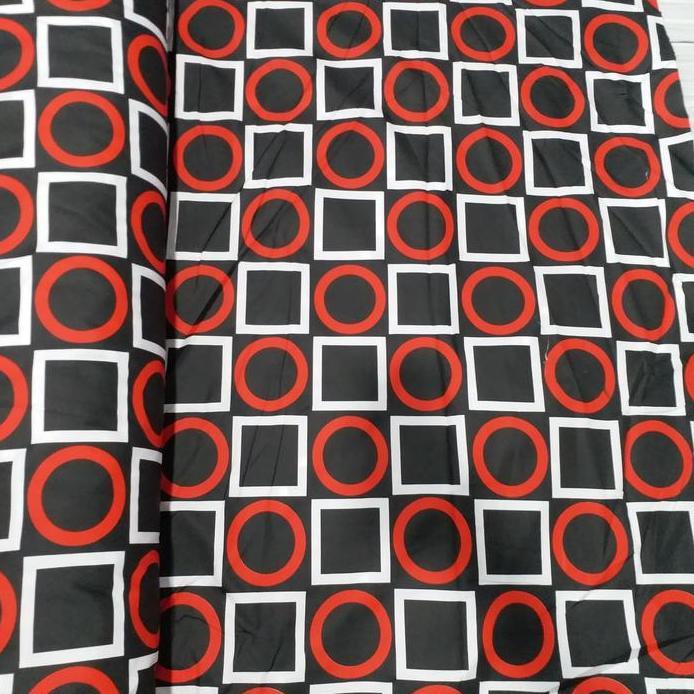 Bahan kain sprei meteran - kotak kotak