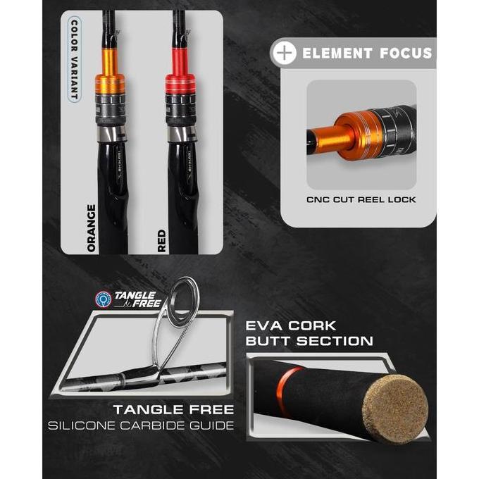 Shikari - Joran Atom Carbon Solid - Joran Pancing