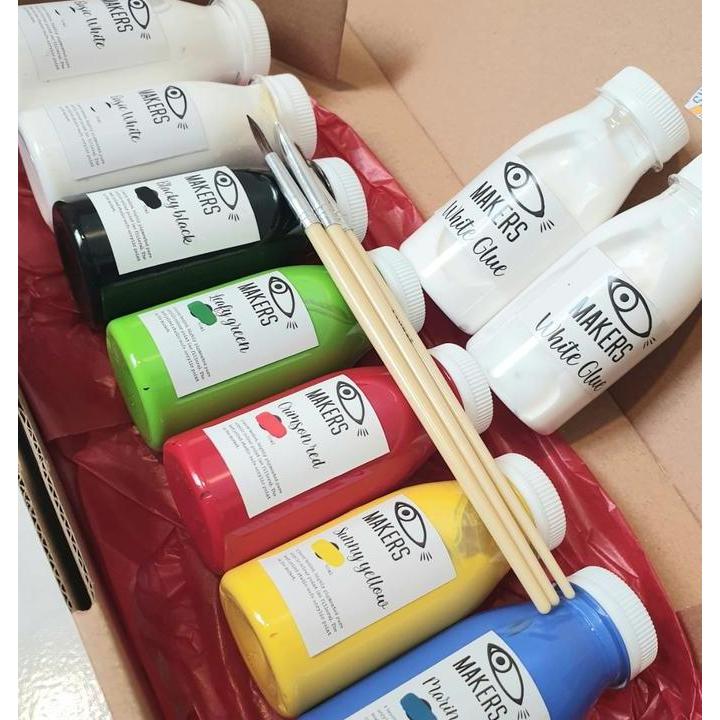 Acrylic Set . Set Cat Akrilik