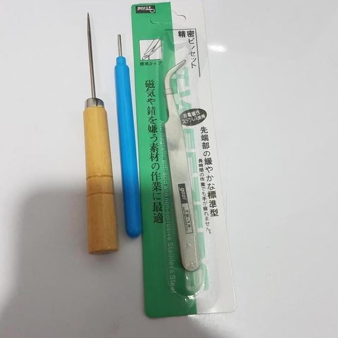SUSY - 3pcs/set alat quilling kertas basic-quilling pen tweezer-quilling tool