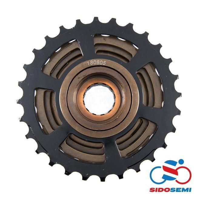 Promo Sproket 7 Speed Freewheel Sprocket Gir Gear 7 Speed Sepeda Belakang Drat Ulir MTB Gunung Balap
