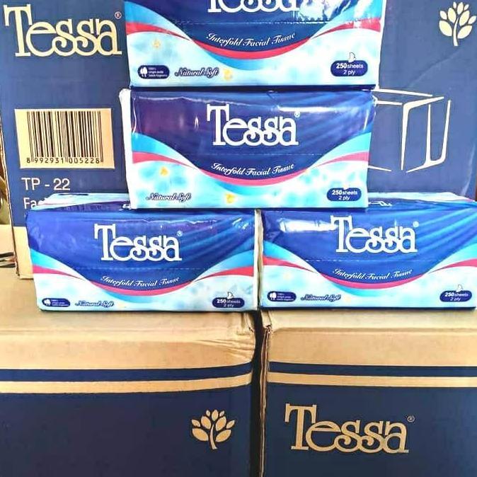omnadiefaa_ - tissue tessa 250sheet 1 dus (40 bks), tisu facial