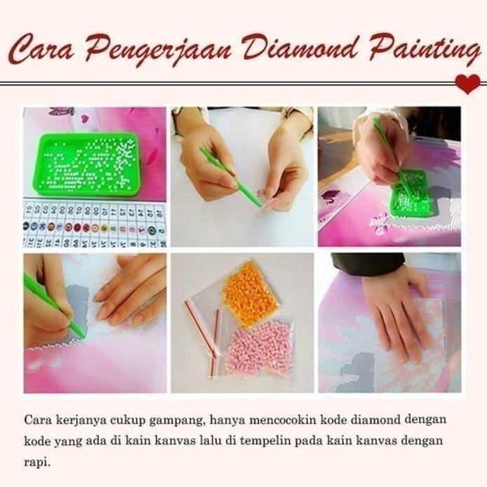 DIY Diamond Painting Full. Ikan koi taman bunga 20075 cm D619SB