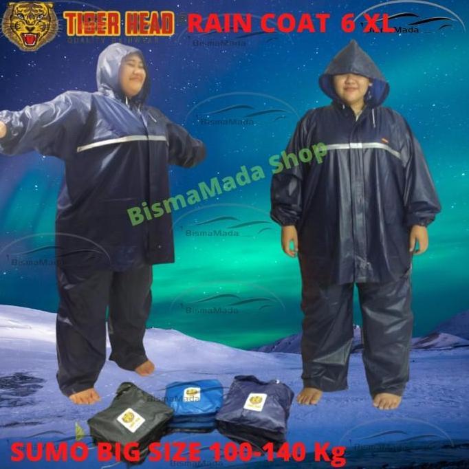 Rain Coat Mantel JUMBO 6XL 6XL Setelan Pria Dan Wanita Ukuran Sumo Besar