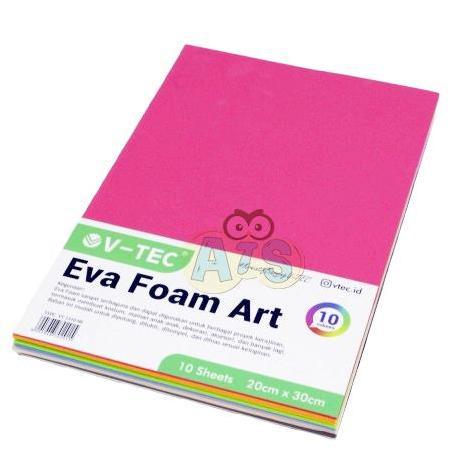 V-Tec Eva Foam Art Paper 10 Lembar 20x30cm