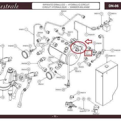 Ready Original Orchestrale / Wega Espresso Machine Expansion Valve