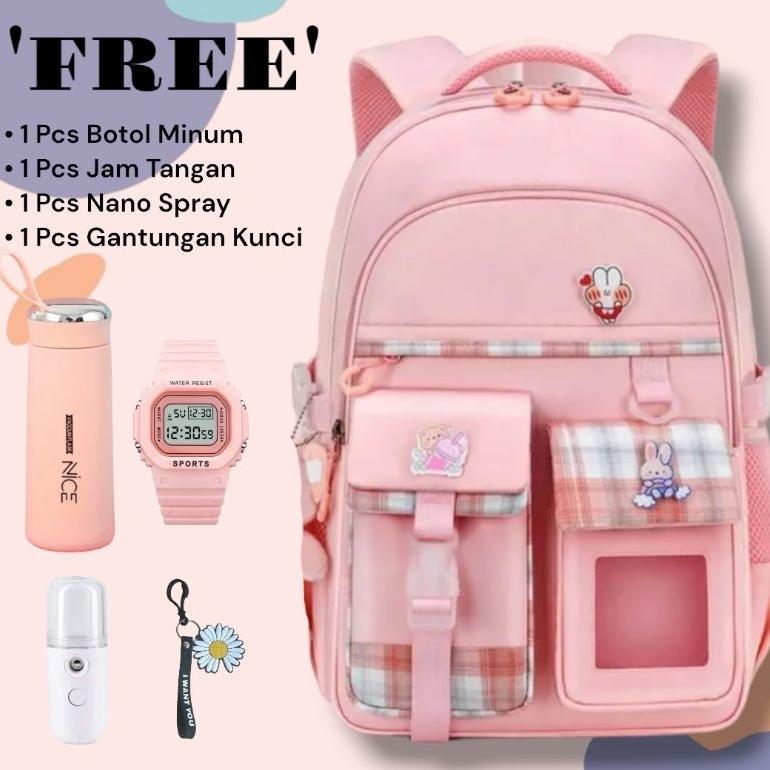 Grade Ori Wibi Store-Tas Sekolah Tas Ransel Anak Perempuan Tas Sekolah Anak Perempuan Tas Sekolah Wa