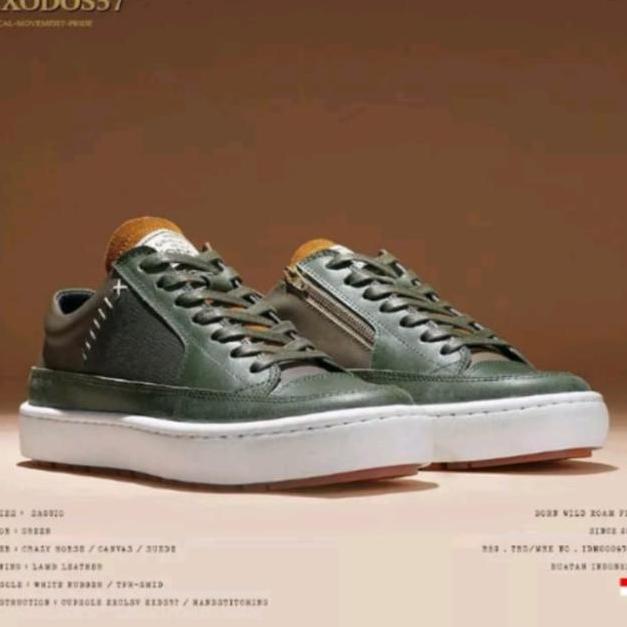 Sepatu EXODOS57 Green Sagio Bikers