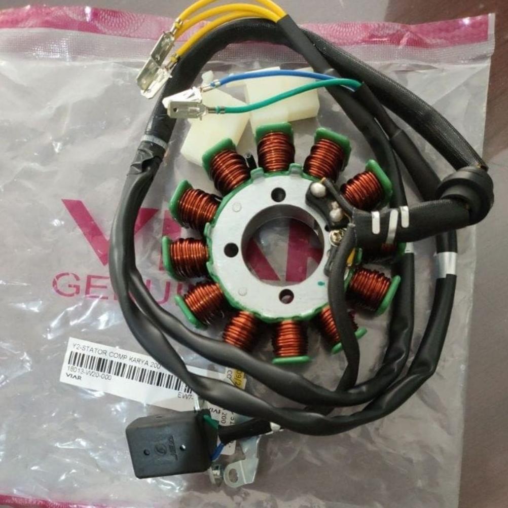 (ORIGINAL VIAR)SPULL VIAR 200CC 12 POLE/LILITAN 93MM-SPUL VIAR SPUL 12 LILITAN VIAR SPAREPART MOTOR 