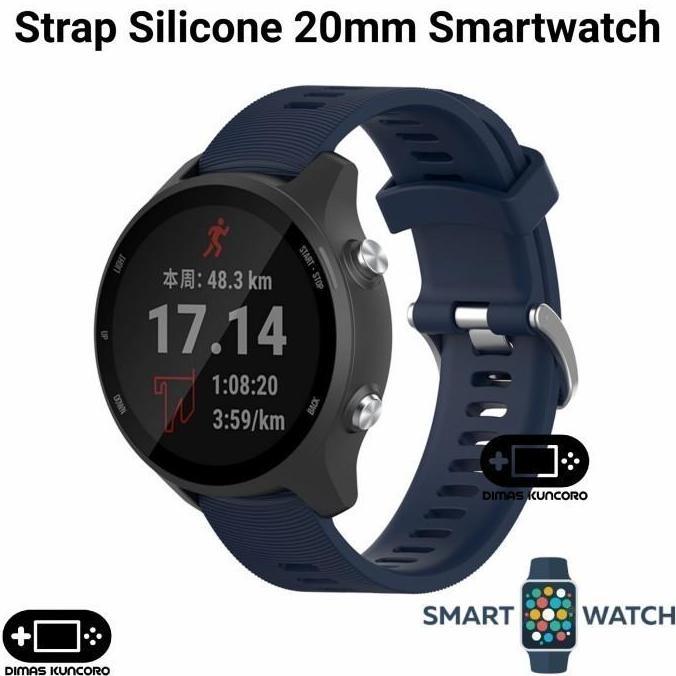 Strap Silicone 20mm Zeblaze Ares Gloryfit Retro Silikon Tali Jam