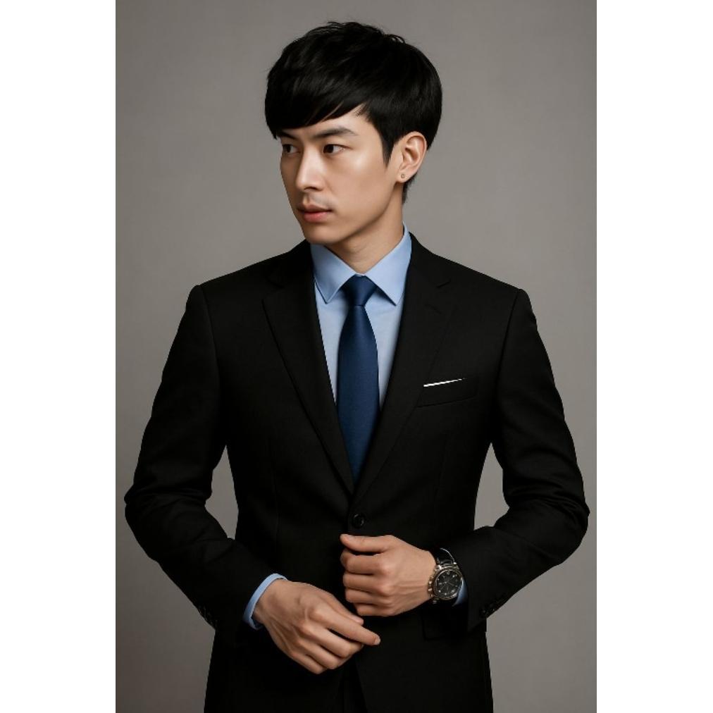 NEW NIKAYU PREMIUM [ Gratis Cover Jas ] MODRIC BLACK Jas Blazer Pria Slim Fit Elegan Formal Wedding 