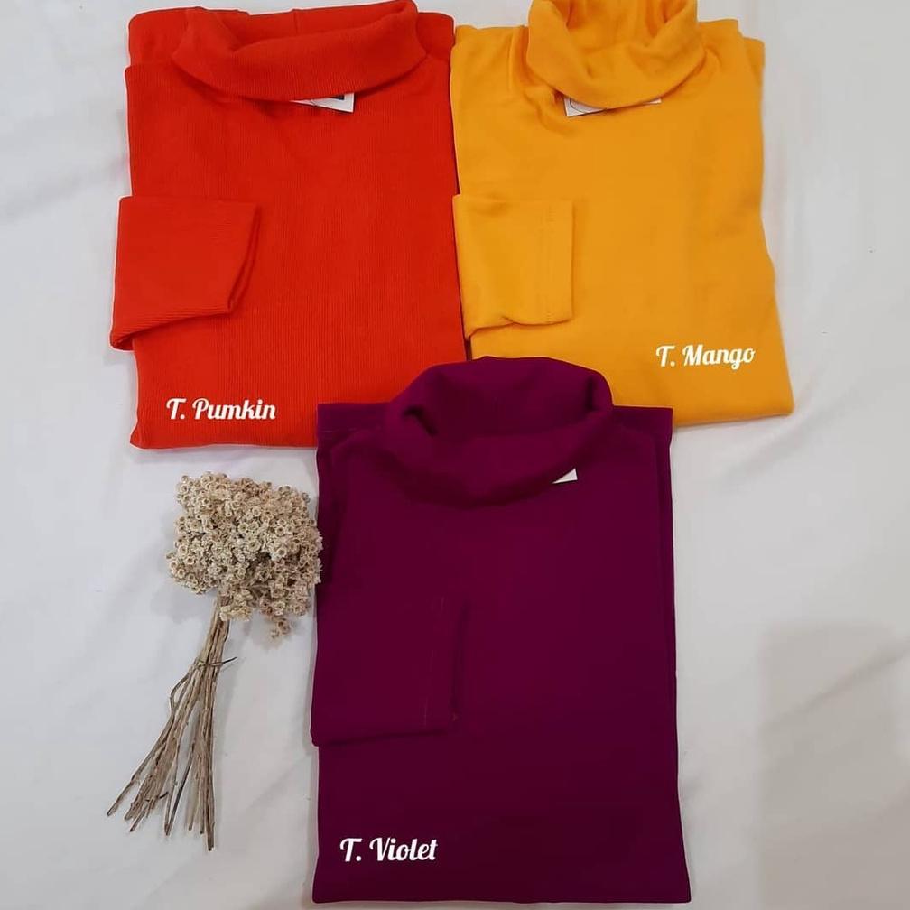sale TurtleNeck Wanita Distro / Sweater Rip Wanita Model Terbaru / Kaos Wanita Distro / Baju Kaos Tu