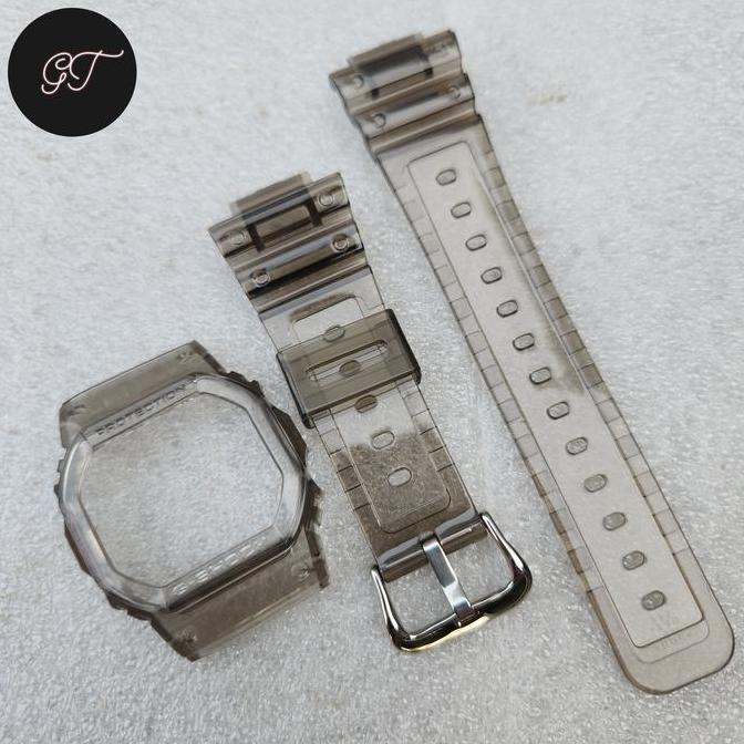 Bnb Bezel Strap DW-5600/DW-5700/DW-5000/GW-B5600/GWX-5600 Jelly Smoke murah