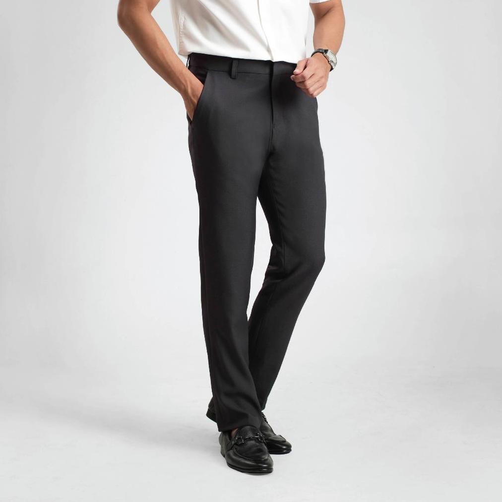 HOT PRODUCT CUTOFF Ares Formal Pants Celana Bahan Kain Basic Pria Panjang Slim Fit