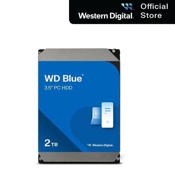 Western Digital WD Blue 1TB Internal PC Hard Drive 3.5-Inch SATA 7200 RPM 256MB Cache Garansi Resmi 
