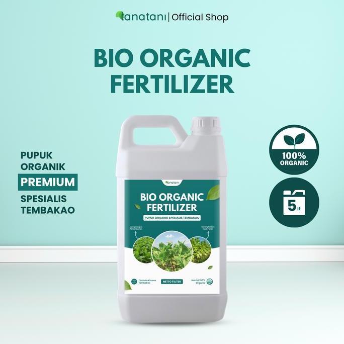 Warungkiwil22 - BIO ORGANIC FERTILIZER - Pupuk Organik Cair Untuk Tanaman Tembako Kemasan 5 Liter