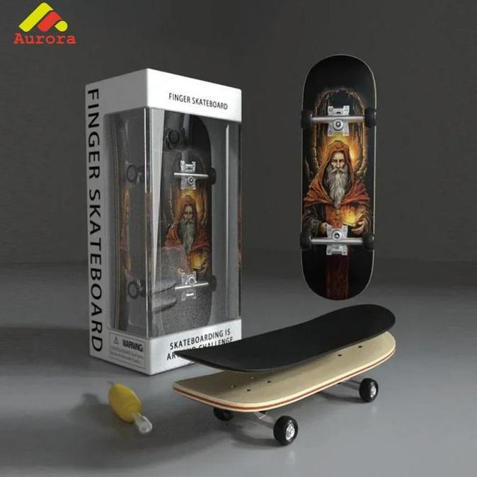 SASCALA Skateboard Jari Kayu Maple Full Set Profesional Fingerboard Mainan Kado Anak Dengan Widetruc