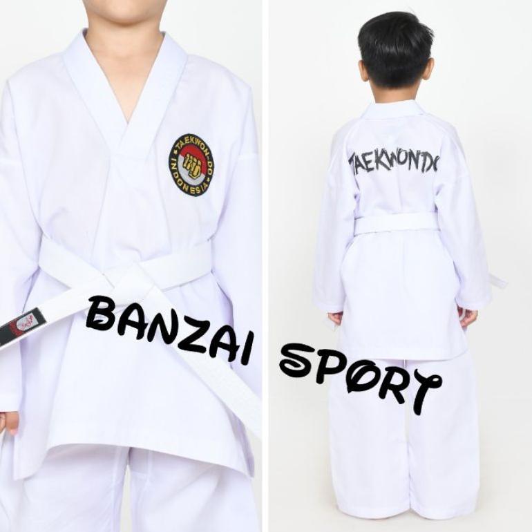 CHACHASQUARE BAJU TAEKWONDO ANAK/DOBOK TAEKWONDO/SERAGAM TAEKWONDO ANAK SALE