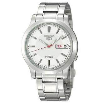 Jam Tangan Pria SEIKO Automatic Strap Rantai Silver SNK789K1 Original murah