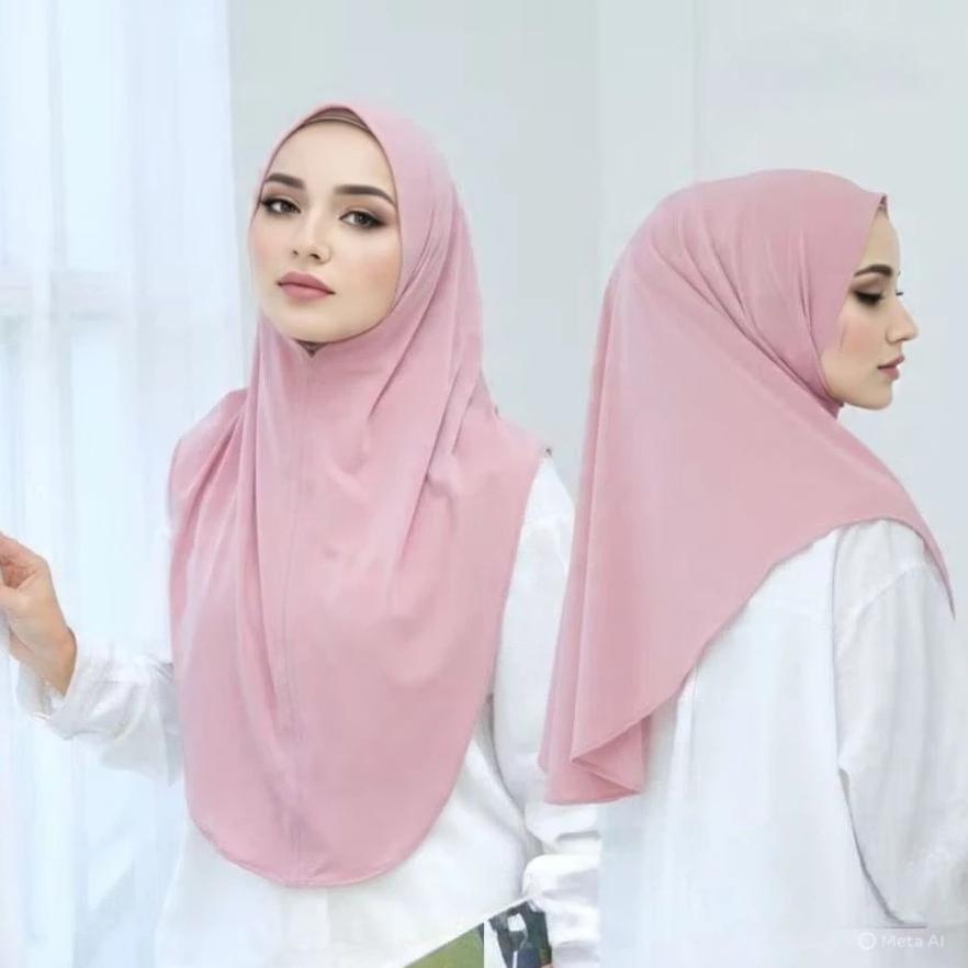 Original Quena  Jilbab Instan Non Pet Hijab Jersey Malay Hijab Instan Jilbab Sport Non Pet