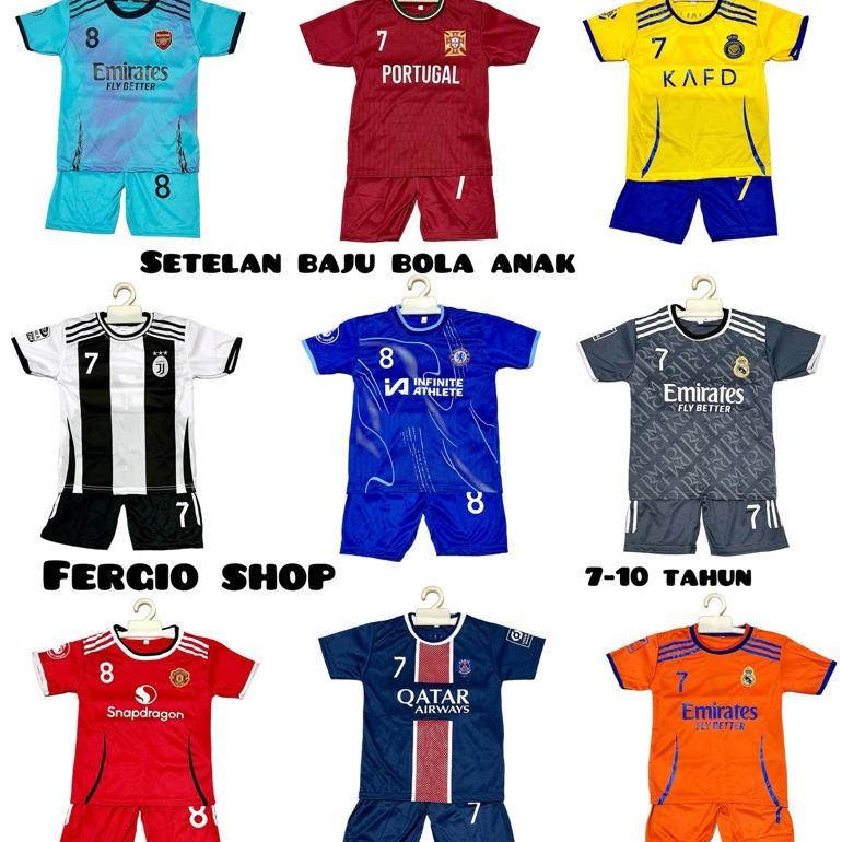 VELINACOLLECT SETELAN BOLA ANAK/  BAJU BOLA ANAK / JERSEY BOLA ANAK/ BAJU FUTSAL ANAK/ BAJU OLAHRAGA