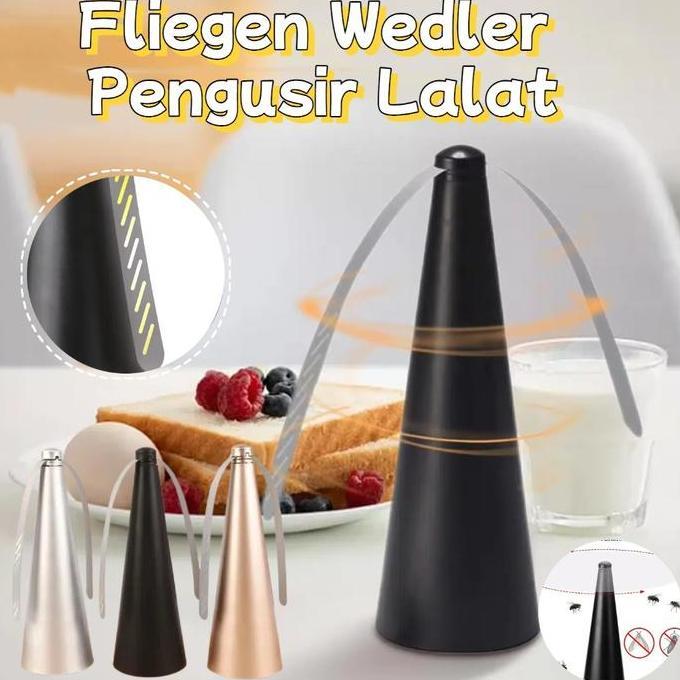 VIRYEOU 360 Degree Fly Repellent Fan Kipas Pengusir Lalat Menangkap Lalat Dan Mengusir Nyamuk Fan Ki