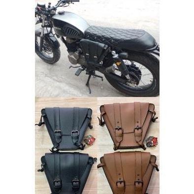 Tas Samping Motor Klasik Side Bag Japstyle Cover Aki