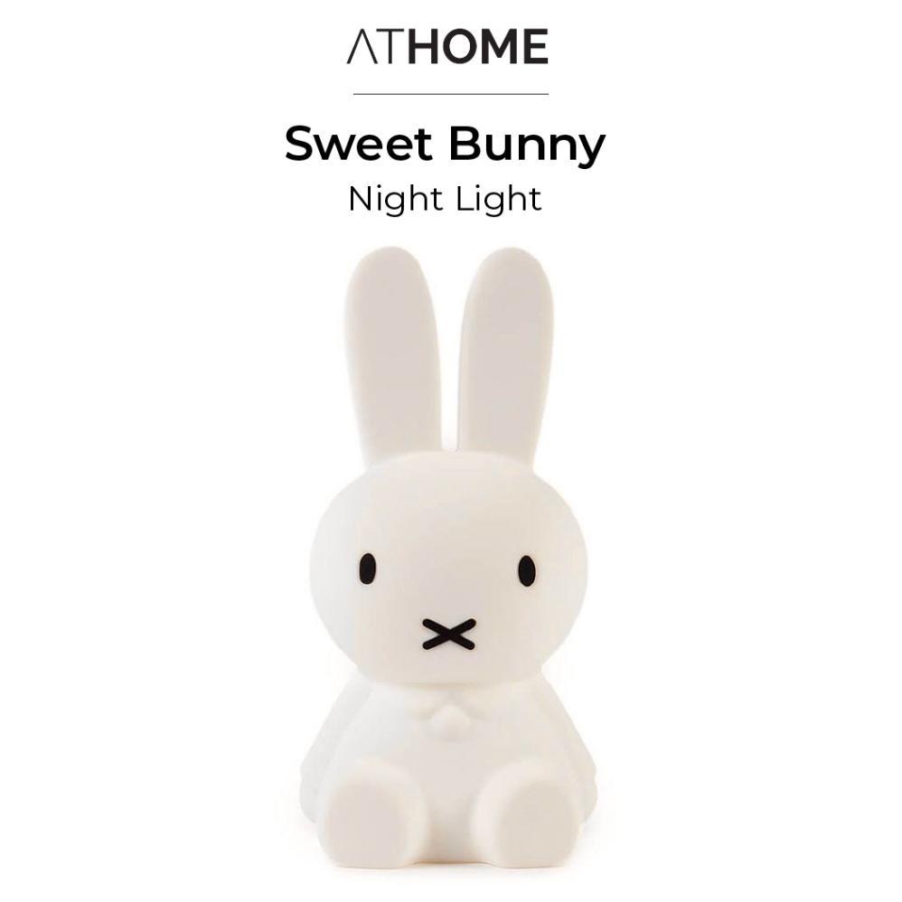 ATHOME SWEET BUNNY Night Light / Lampu Tidur LED Kamar Anak Lucu Pakai Remot Diskon