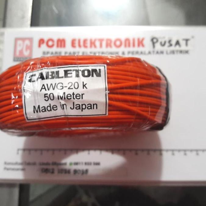 Kabel Awg-20 K 50Meter Kabel Awg20 Awg 20