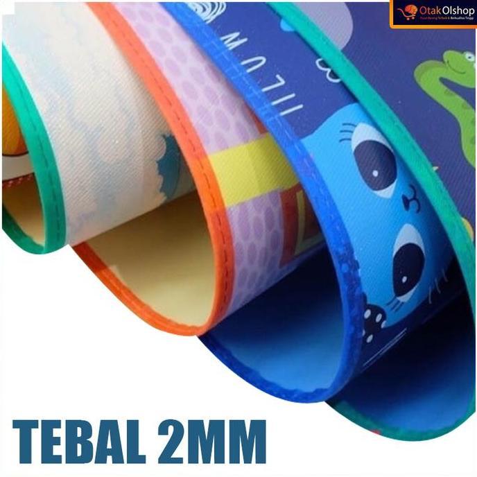 Karpet Spons Jumbo 120X200 / Tikar Lantai Spon Karakter / Tikar Gambar Plastik Spon Eva Karpet Tali 