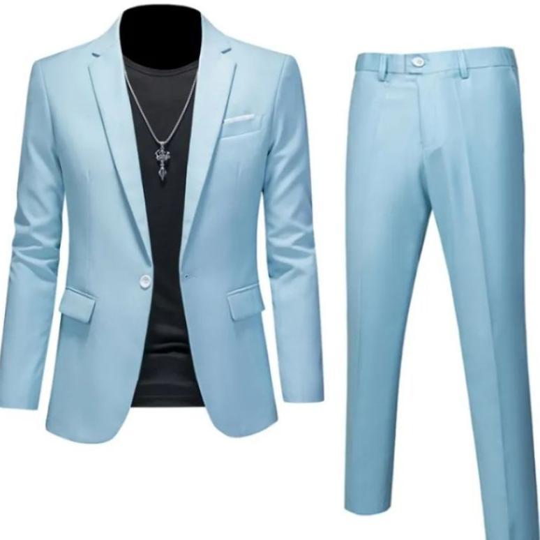Diskon Setelan Jas Pria Slimfit/Setelan Blazer Pria Formal Slimfit