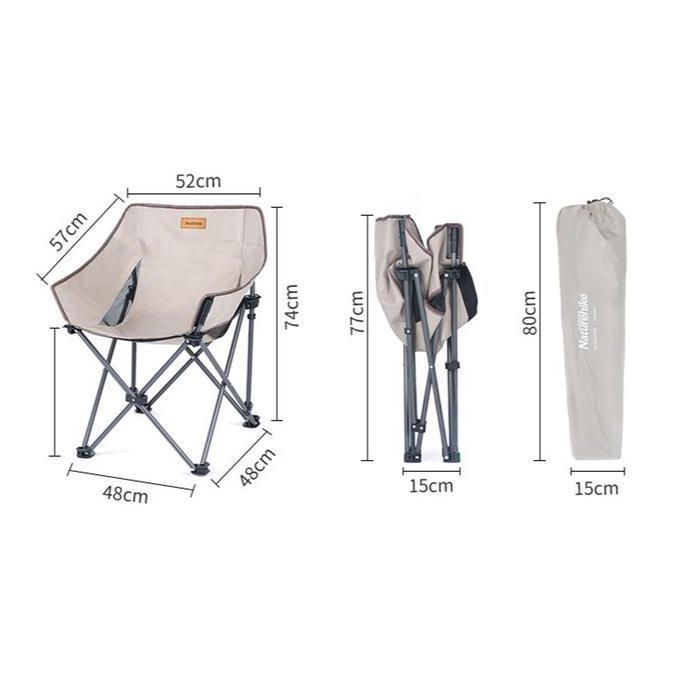 BEBAS ONGKIR - Kursi Camping Naturehike NH20JJ022 Moon Chair