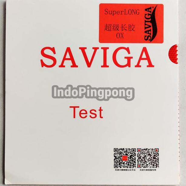 NEW Dawei Saviga Test Super Long OX - King of Long Pips Bintik Bertahan