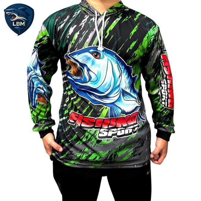 Baju Mancing Galah Hunter Jersey Mancing Lengan Panjang Allshop