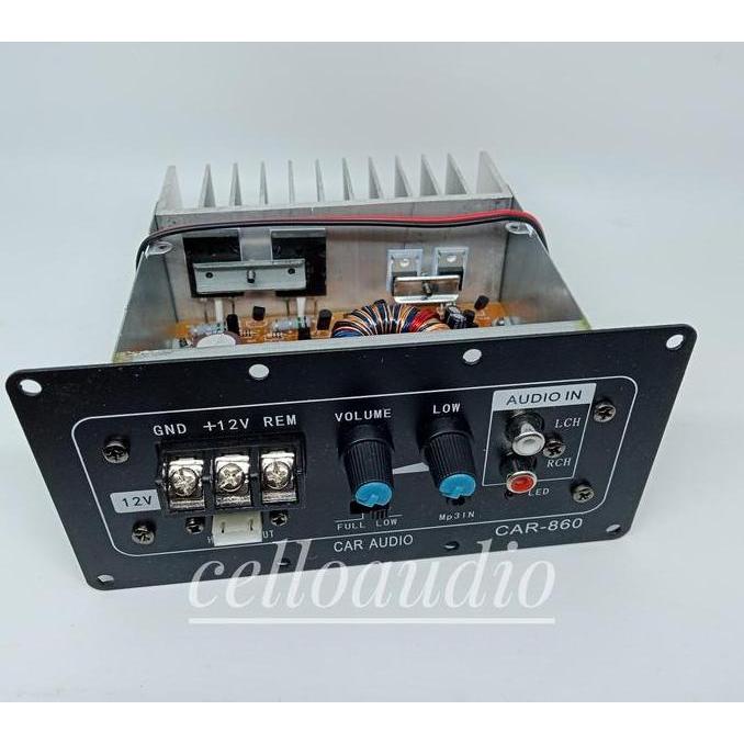 Mesin Basstube Aktif CAR-860 Power Kit Aktif 12 Volt