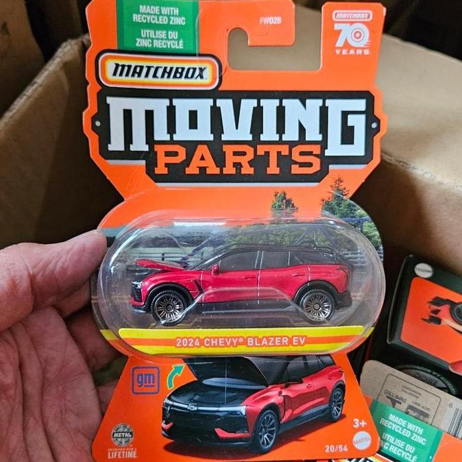 ORIGINAL MATCHBOX MOVING PARTS 2024 CHEVY BLAZER EV RED