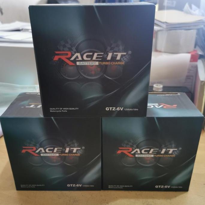 TERMURAH - AKI BATERAI KERING RACE IT GTZ6V/YTZ6V VARIO NMAX AEROX GRS 6 BLN 6AH