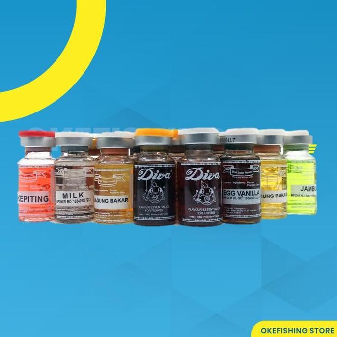 Essen Diva 10Ml Umpan Pancing Andalan Variasi Rasa Lengkap