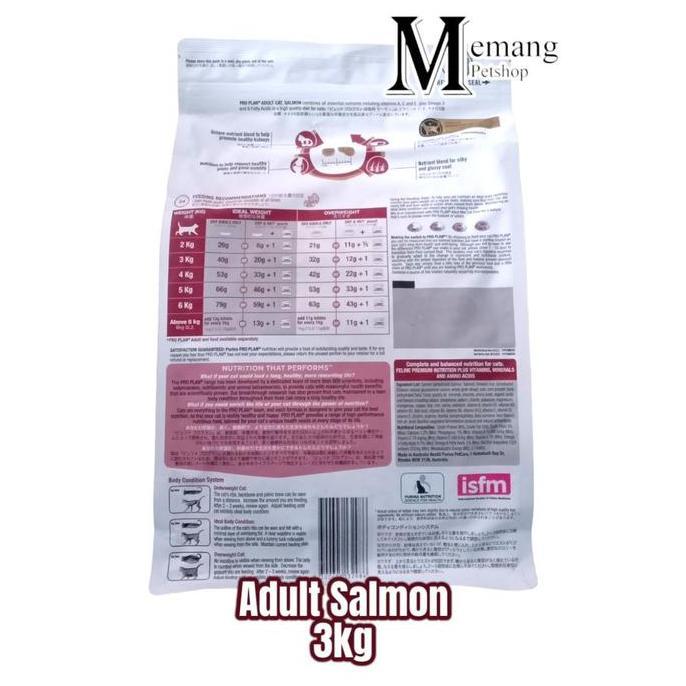 BEBAS ONGKIR - PROPLAN 3Kg -Adult Salmon -Freshpack Cat Food - Makanan Kucing