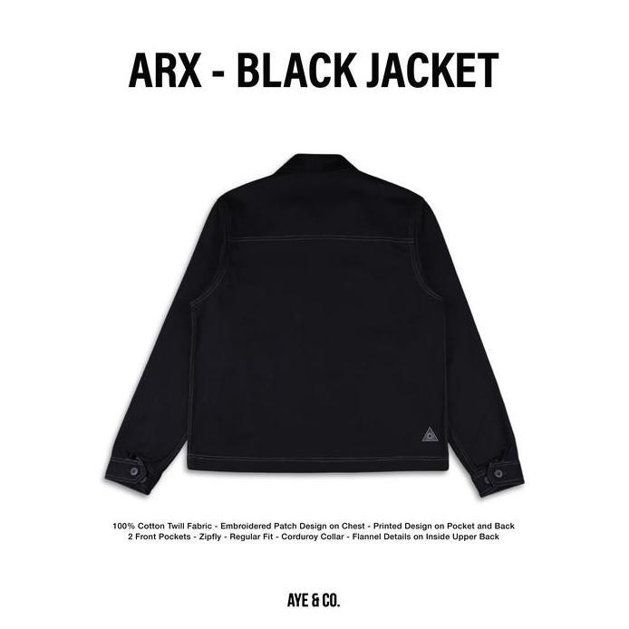 AYE & CO - Arx Black Work Jacket