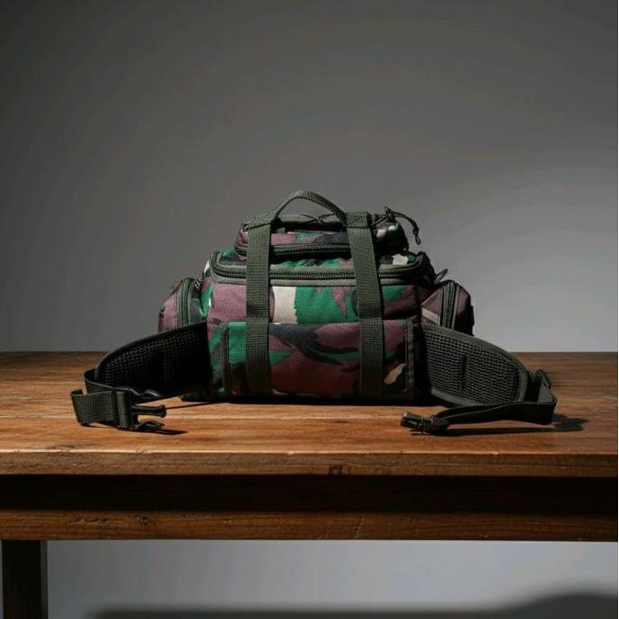 TAS SLEMPANG WARIOR ARMY BANDOL TAS SERBAGUNA BERKWALITAS COD Bahan Cordura Kain Satin Busa Tebal Sl