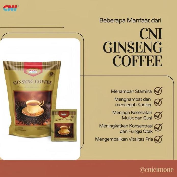CNI Ginseng Coffee / Kopi Ginseng CNI 400gr