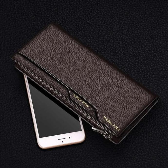 WILLIAM POLO 205255 Dompet Panjang Kulit Kualitas Original Stylish Multifungsi