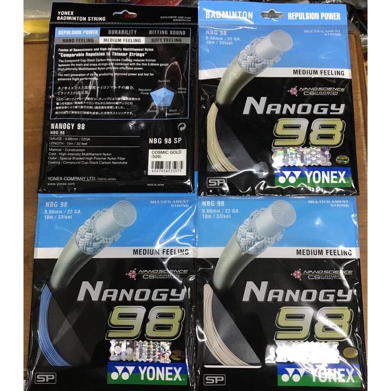 NEW SENAR BULUTANGKIS NANOGY 98 SP PASANG ORIGINAL