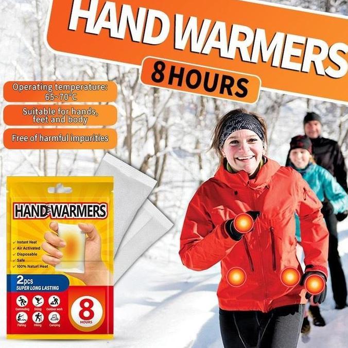 MELAKASA Hand Toe Foot Warmer Pad Penghangat Pemanas Telapak Tangan Kaki Tubuh Instant Sekali Pakai 